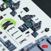 Kelik K48042 Harrier GR1/GR3 interior 3D decals for Kinetic kit (1/48)
